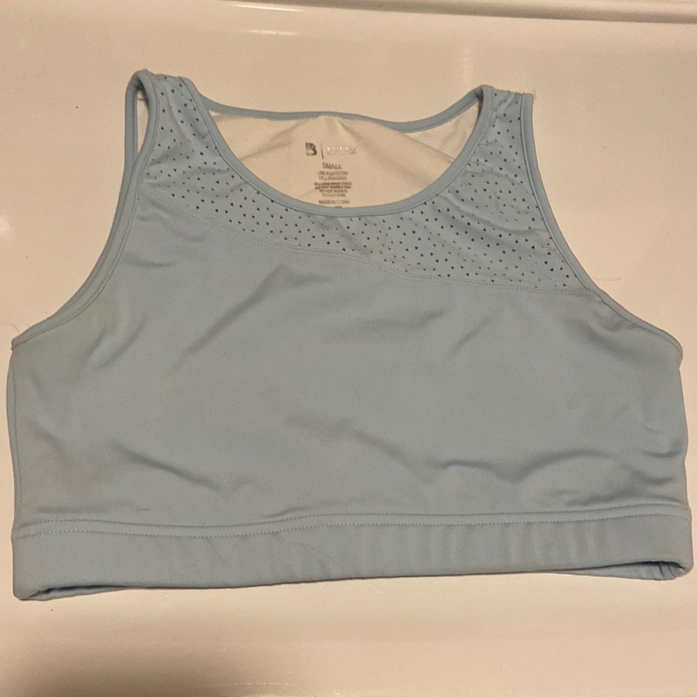 BuffBunny Arctic Blue Laser Cut Sports Bra